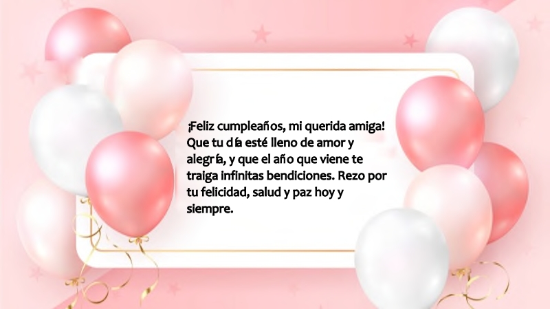frase de feliz cumpleaños para una amiga