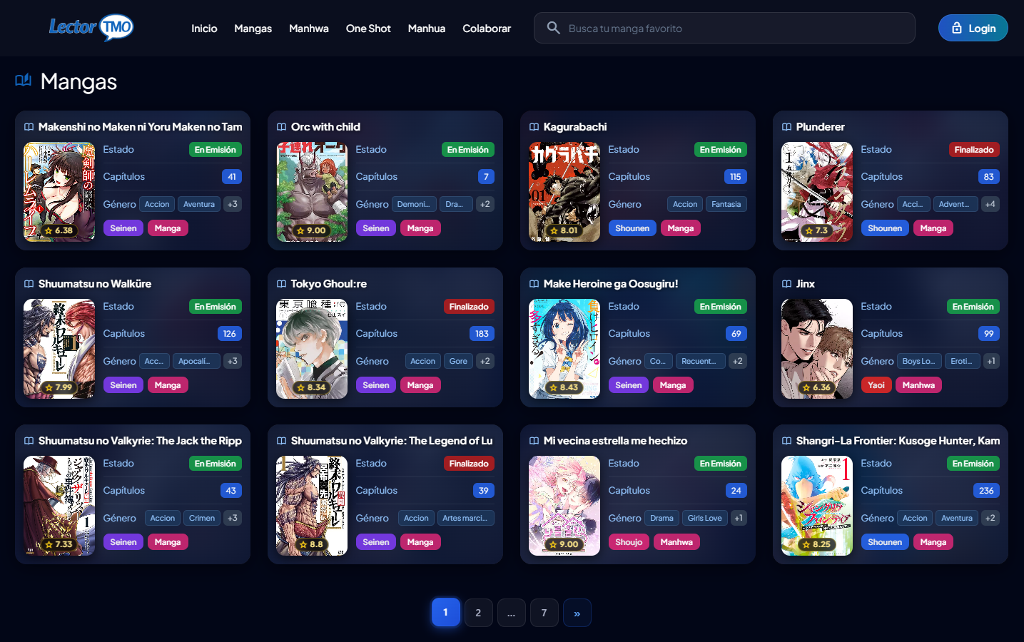 leer comics online en Lectortmo