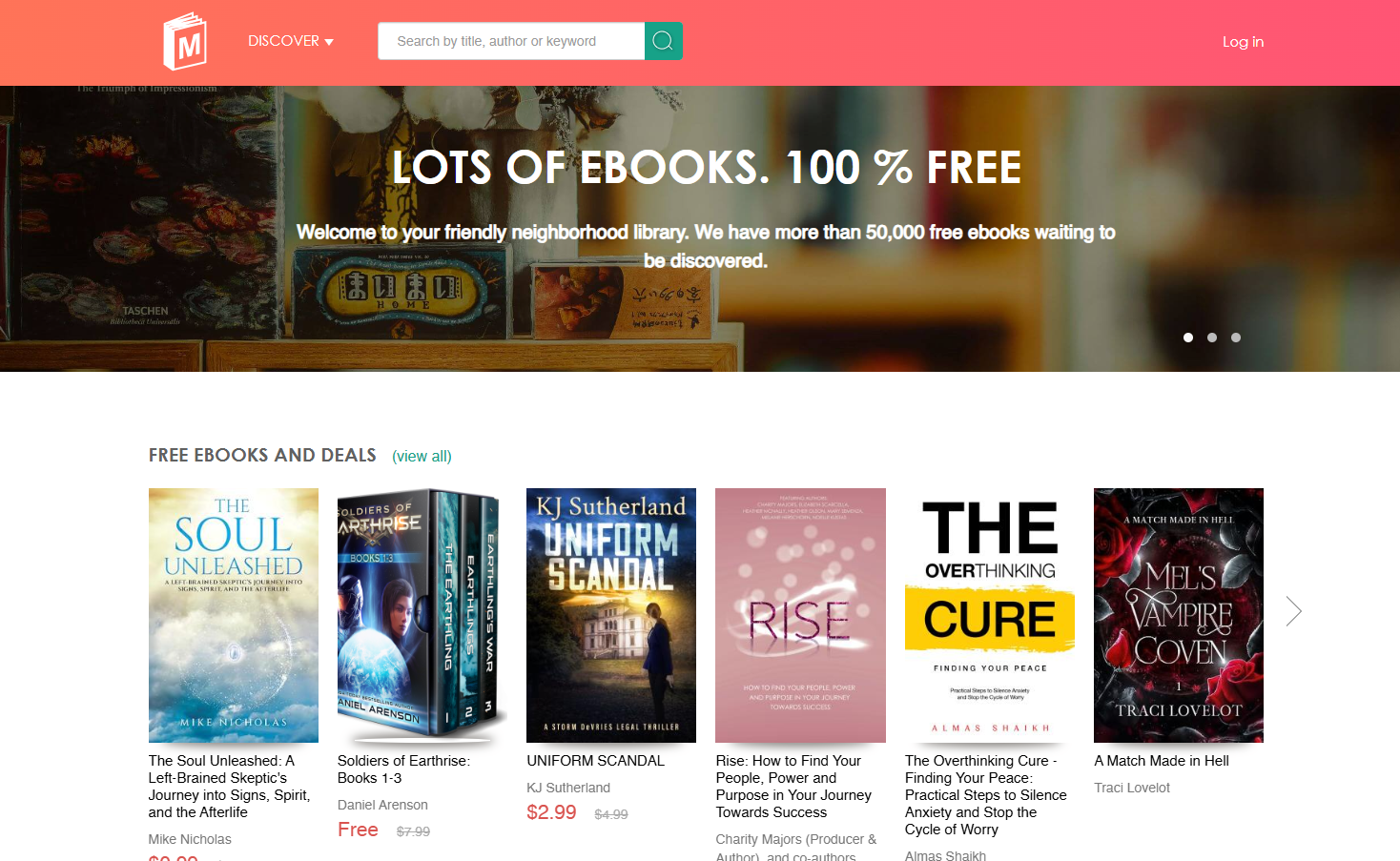 leer libros completos online gratis con ManyBooks