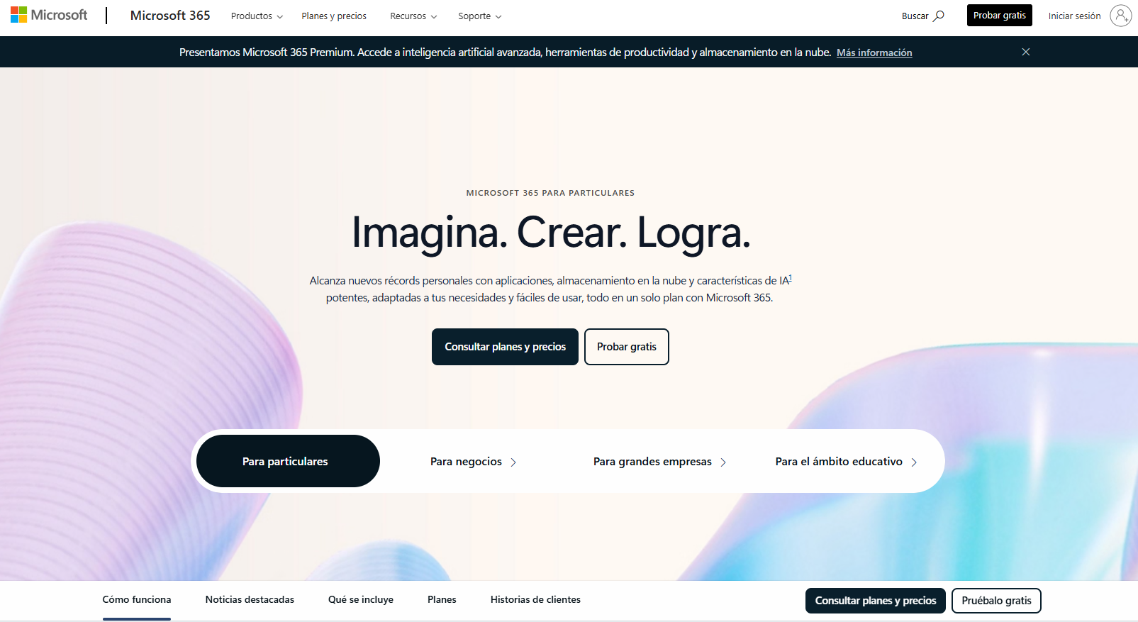 pagina oficial de microsoft 365
