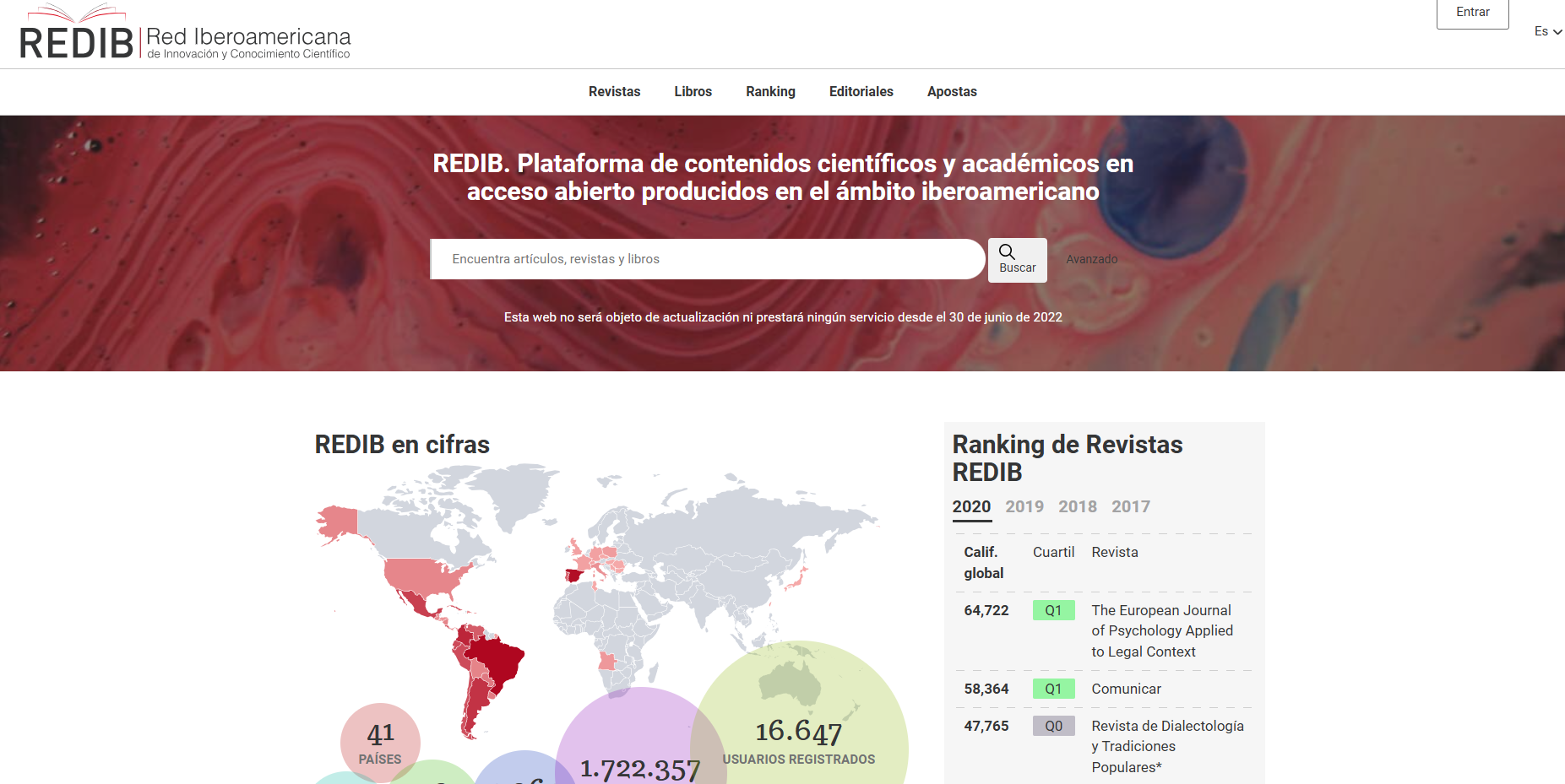 redib pagina de investigacion cientifica