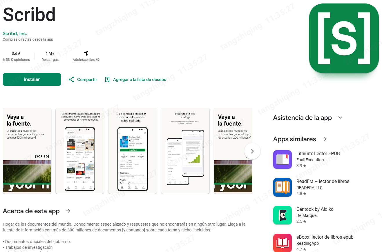 scribd aplicacion para leer libros online gratis