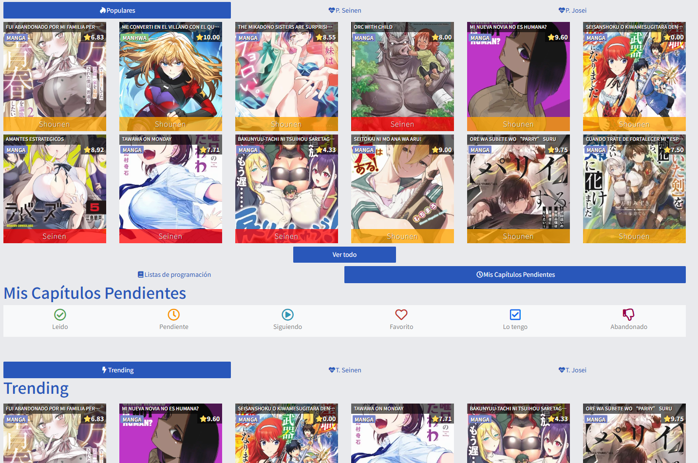 leer manga gratis en español en TuMangaOnline