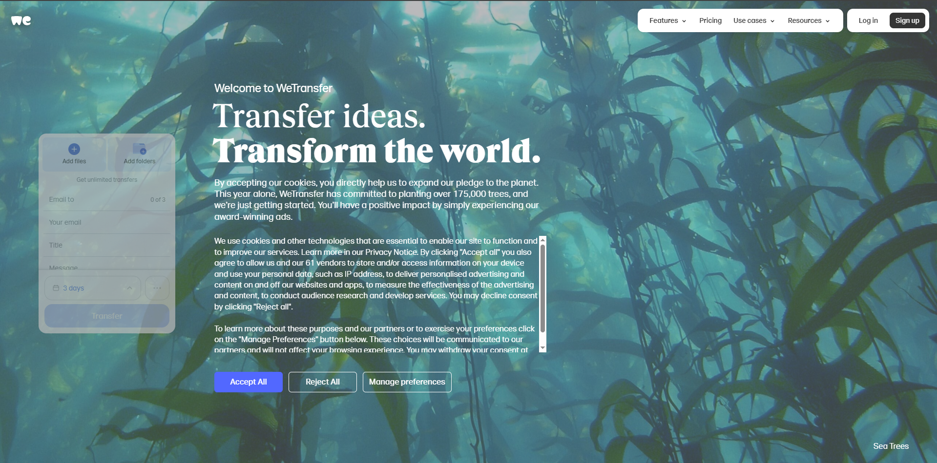 wetransfer gratis en espanol