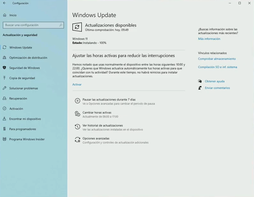 actualizar a windows 11 desde windows update