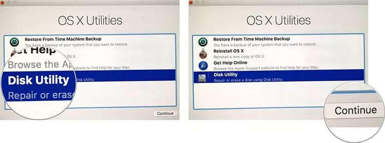 utilidad de disco macos