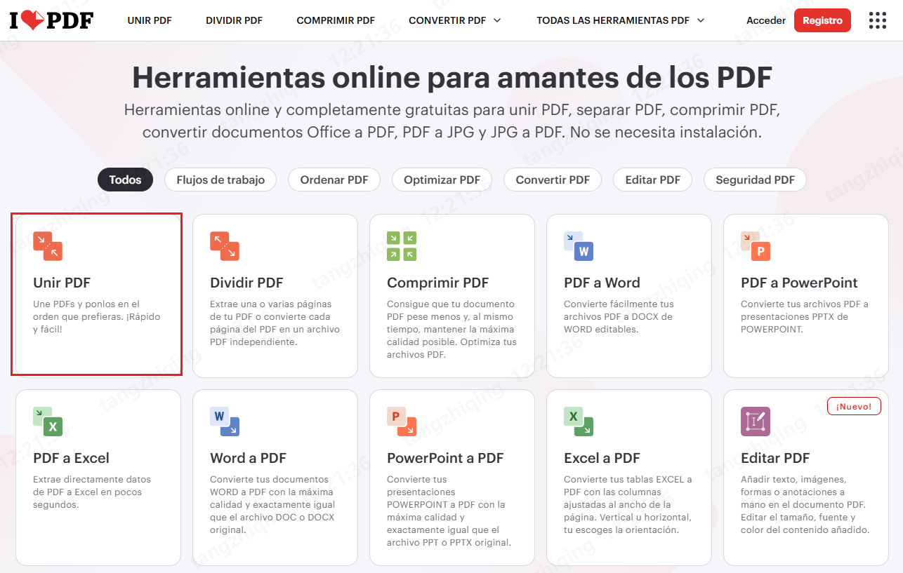 accede a ilovepdf