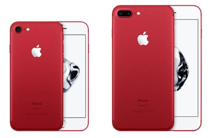 edición especial de apple iphone rojo