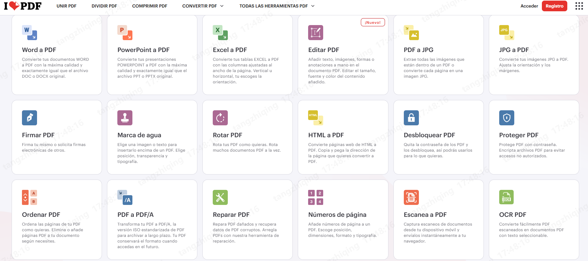 ilovepdf herramienta ocr en línea