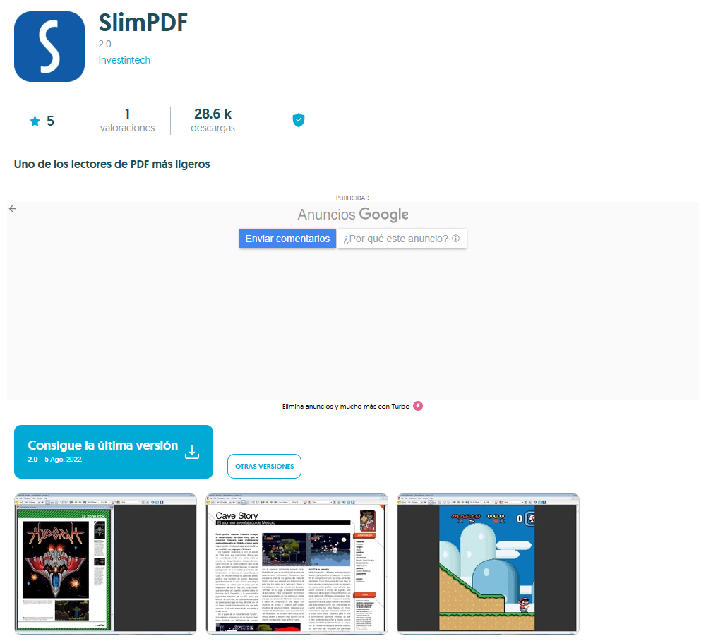 alternativa a adobe acrobat slim pdf reader