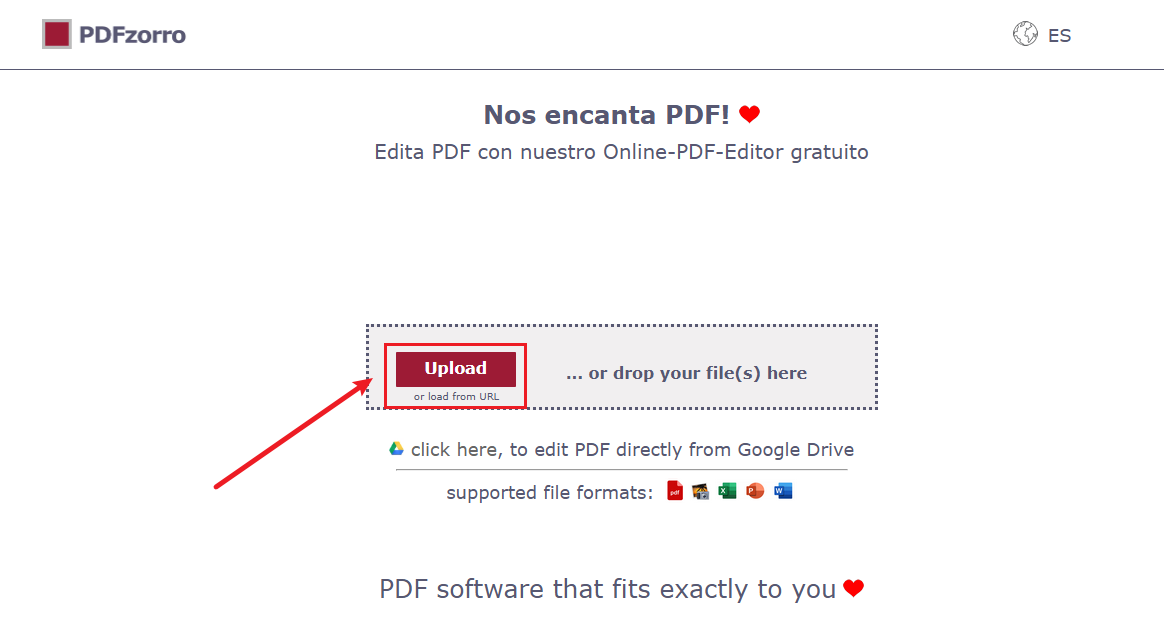 subir pdf a pdfzorro