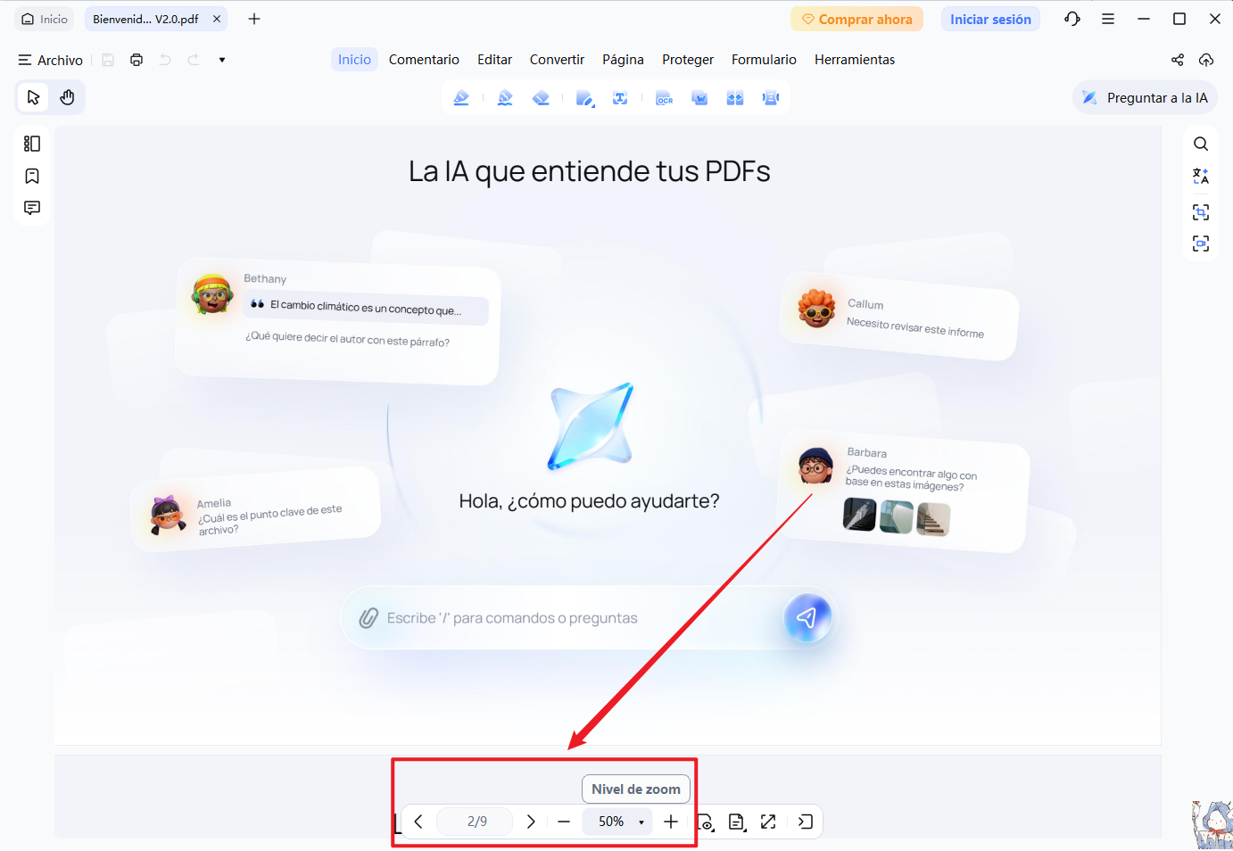 herramientas de navegación en pdf