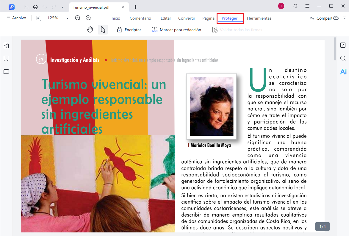 proteger manga en pdf con contraseña