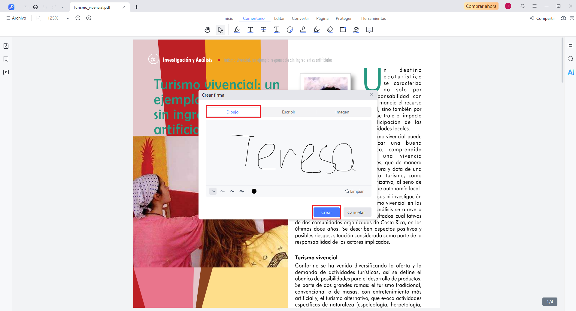 create signature drawing