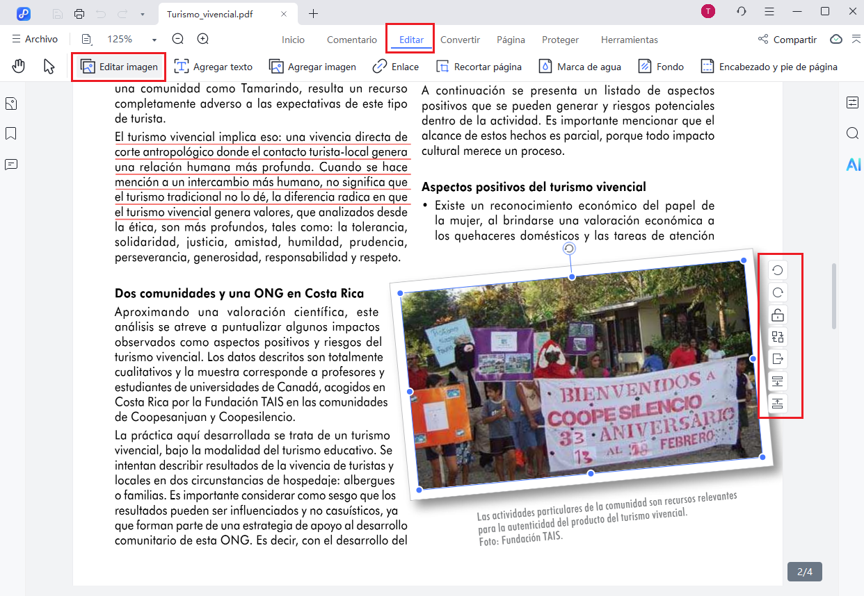 edit images in pdf