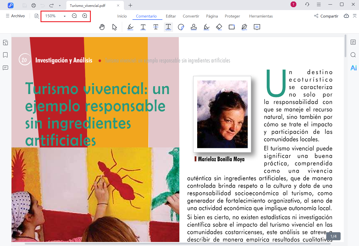 navigating a pdf