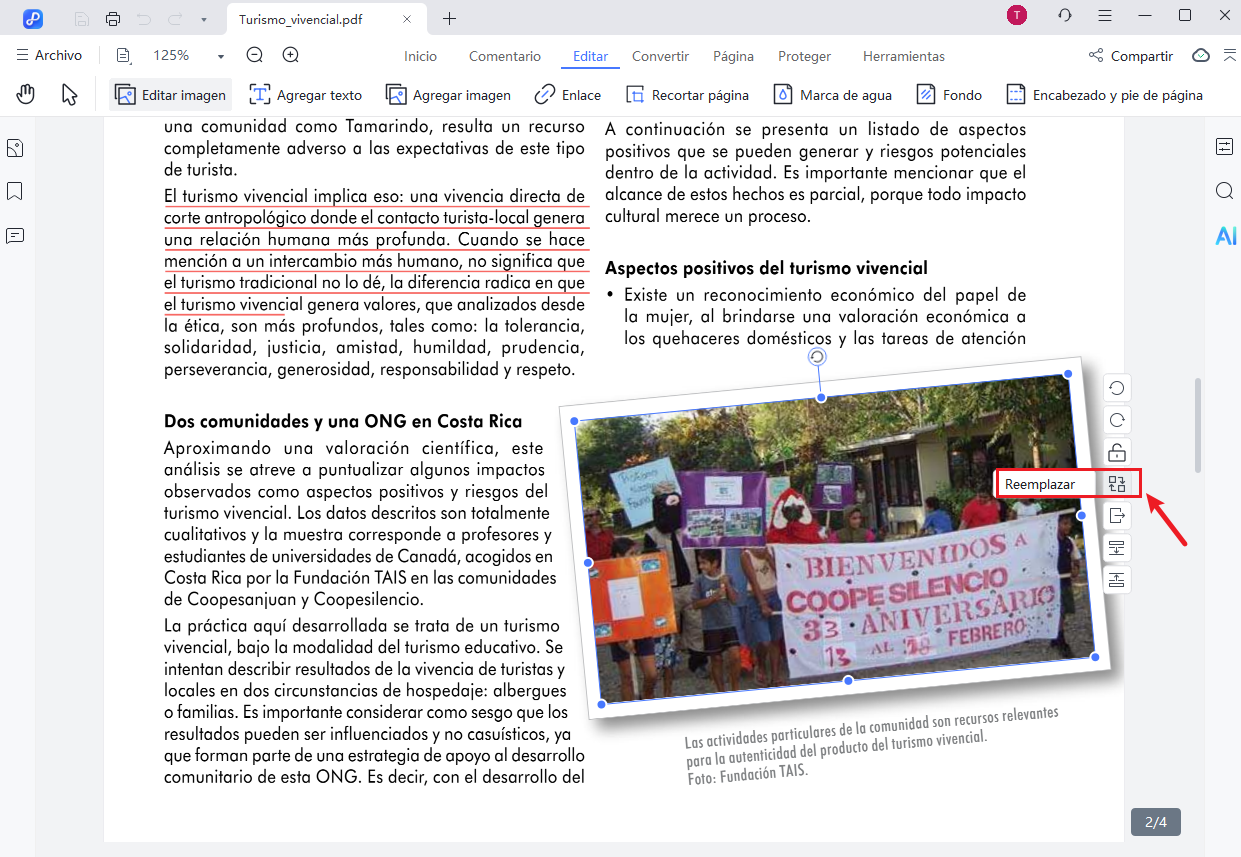 replace images in pdf