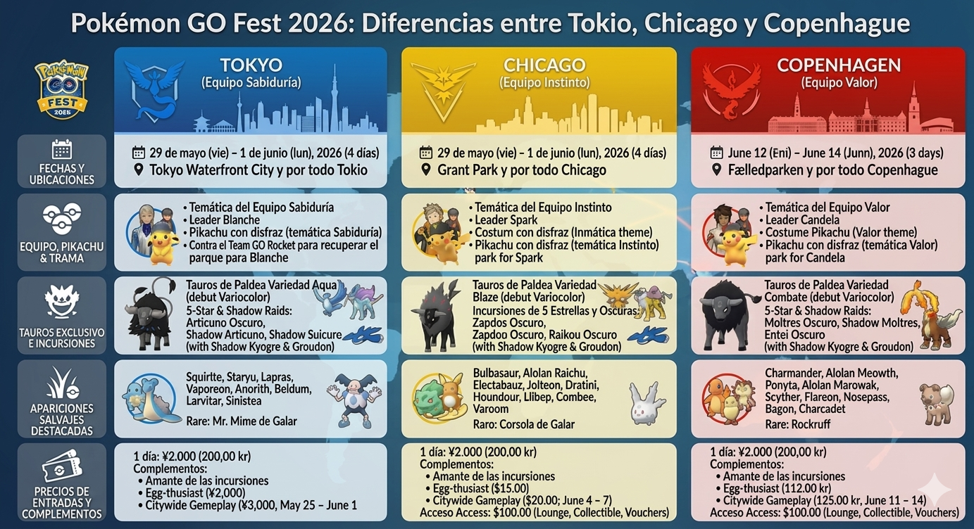 Los mejores lugares para jugar el go Fest