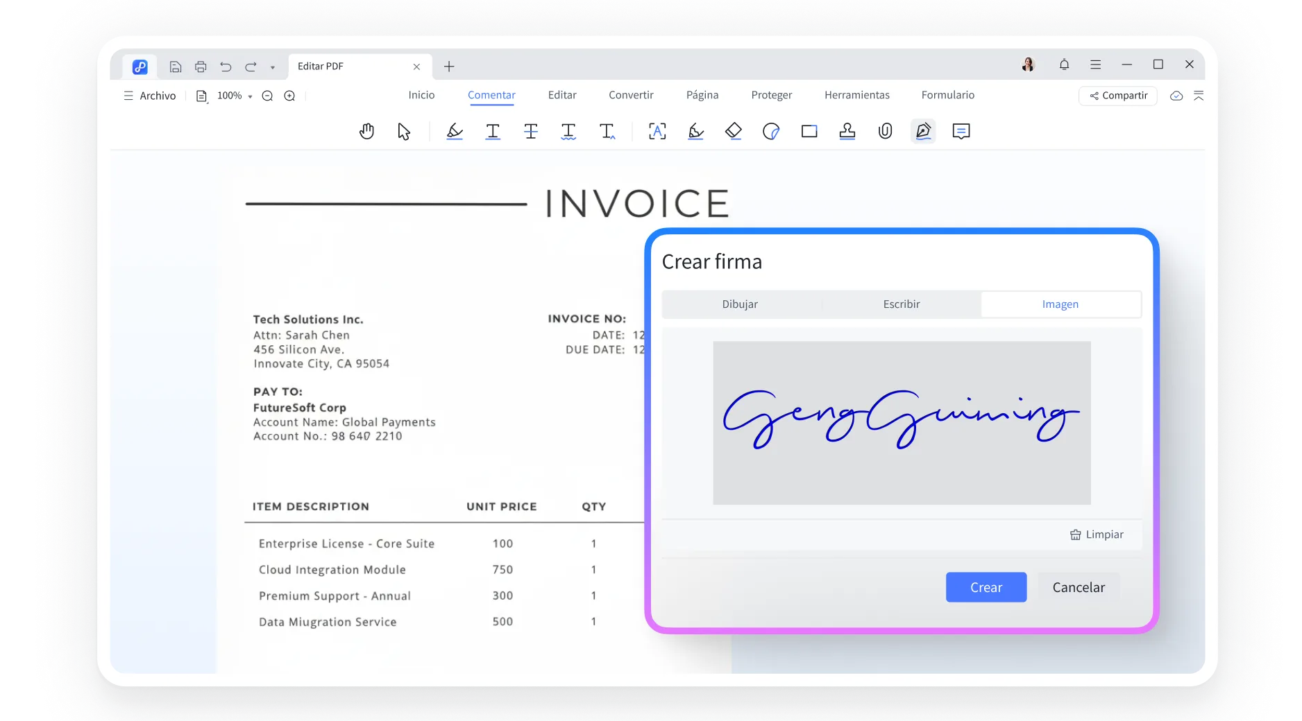 pdnob pdf editor firmar pdf
