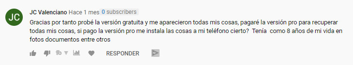 opinión ultdata en youtube