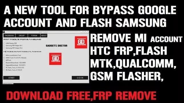 New FRP/Google Account Bypass and Flashing Tool