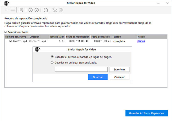 guardar video