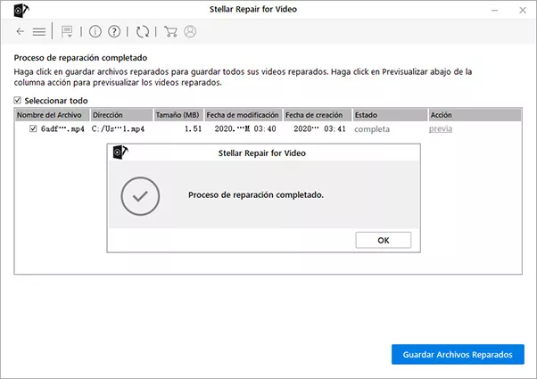 reparar video conexito por reparación para videos