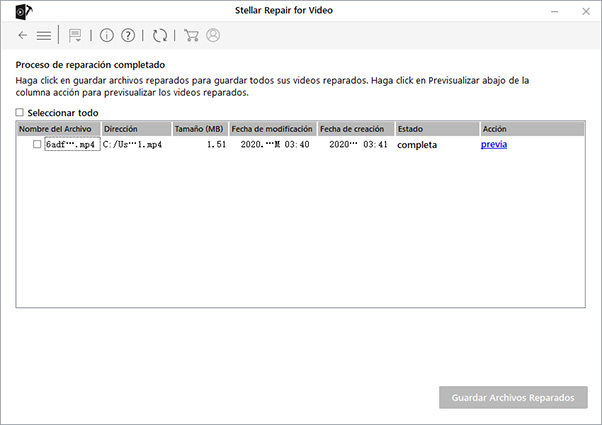 vista previa de video