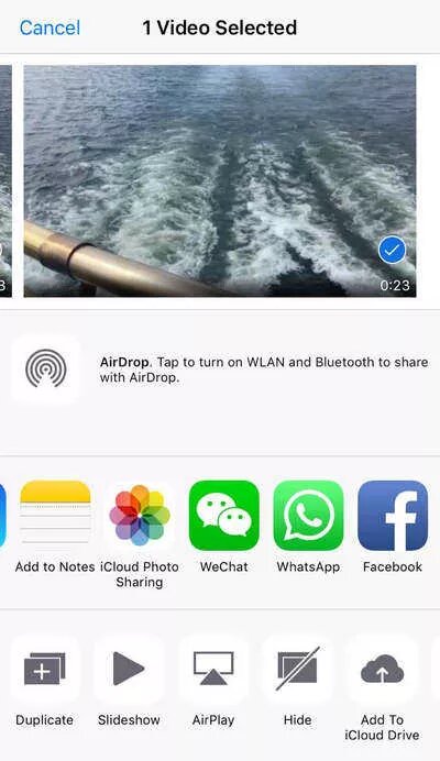 compartir videos de carrete a whatsapp