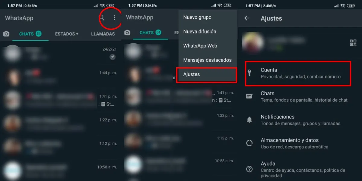 cómo ocultar el último visto en whatsapp