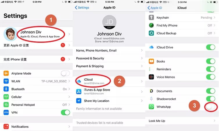 seguridad de copia icloud