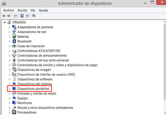 selecciona dispositivos portátiles